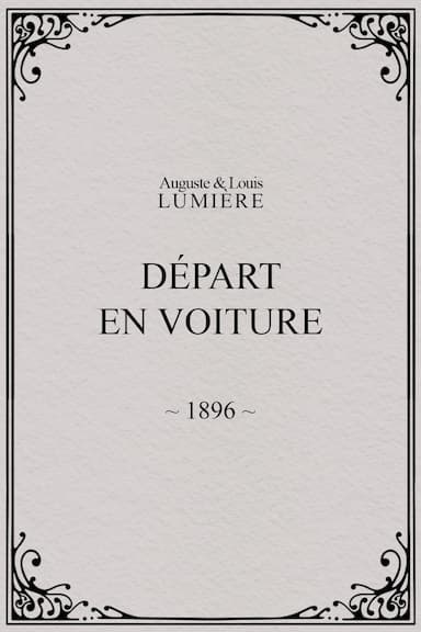 Départ en voiture