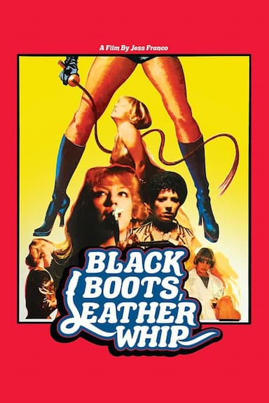 Botas negras, látigo de cuero