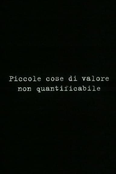 Piccole cose di valore non quantificabile