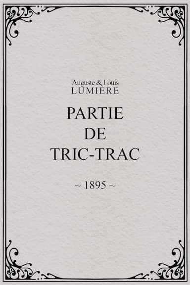 Partie de tric-trac