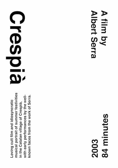 Crespià, the film not the village
