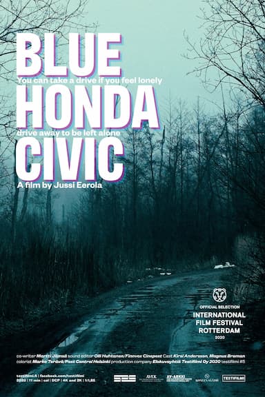Blue Honda Civic