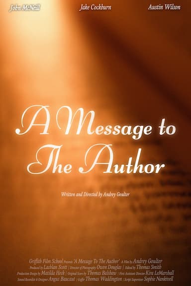 A Message to the Author