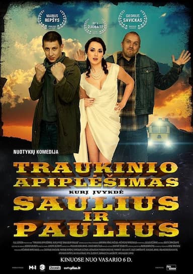 Traukinio apiplesimas, kuri ivykde Saulius ir Paulius