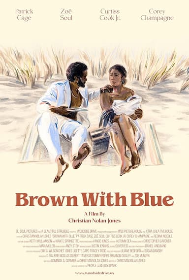 Brown with Blue
